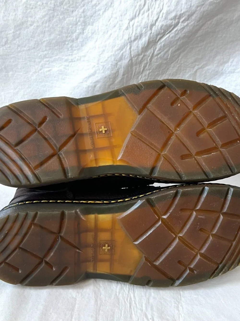 Dr Martens boots Sussex dark brown leather chukka mens size 12 ankle short docs